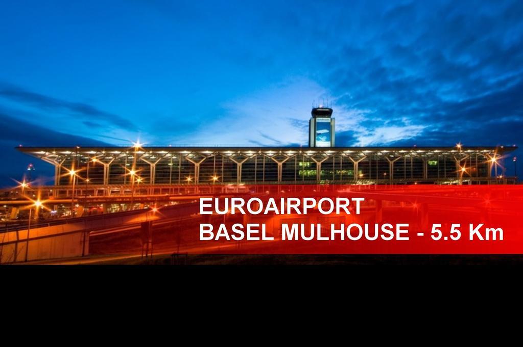 Hotel Restaurant Tivoli - Basel Airport Huningue Eksteriør bilde